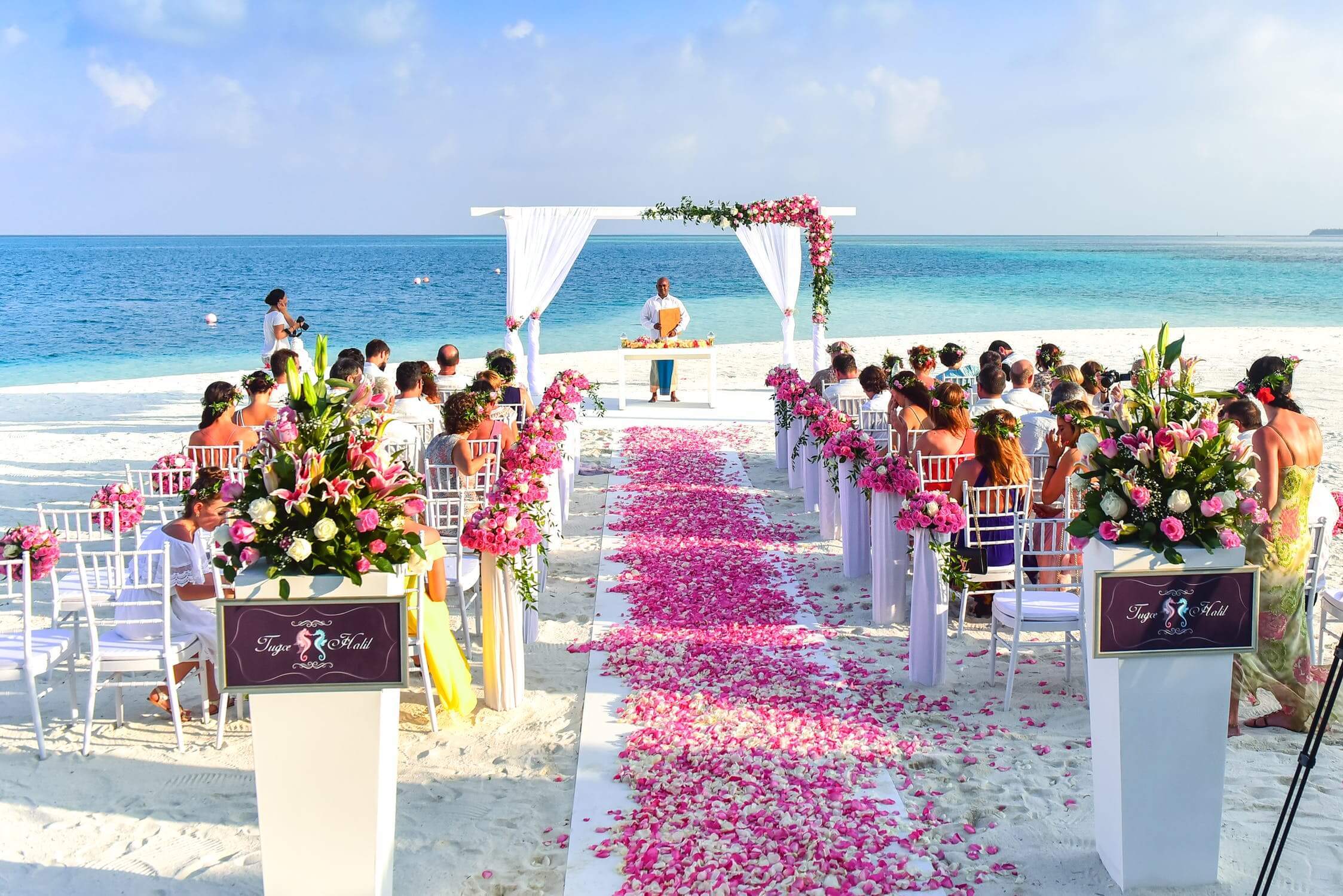 mariage sur la plage